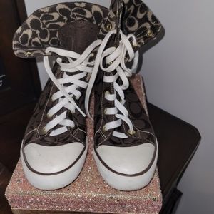 Coach high top sneakers